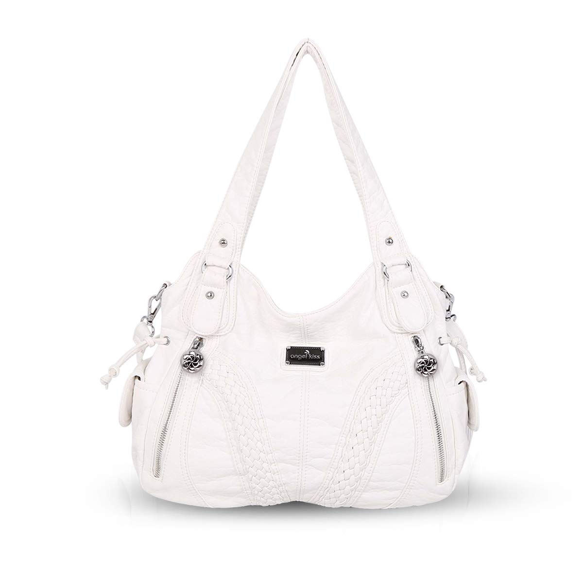 NICOLE & DORISWoman Shoulder Bag Casual Crossbody Bag Shopper Soft PU Leather Handbag for Ladies Fashion Hobo Bag Large Capacity Tote Bag