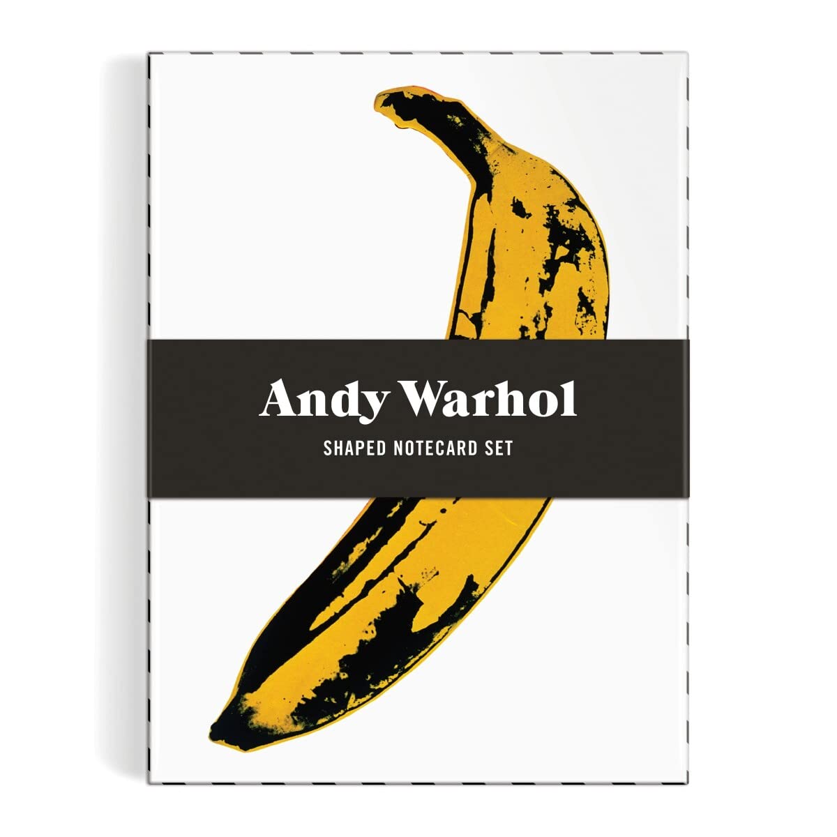 GalisonAndy Warhol Shaped Note Card Set – All Occasion Assorted 8 Blank Note Cards Featuring Iconic Warhol Art with Envelopes