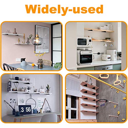 Morobor - Staffa per mensole, 4 pezzi, triangolo