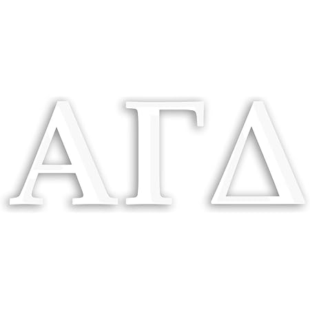 Officially Licensed Delta Gamma Window Decal – 6x3 Inch Matte Pink Bumper Sticker For Cars & Windows