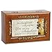 Cottage Garden You are My Sunshine Rich Walnut Finish Rose Petite Music Box - Plays Song You are My Sunshine