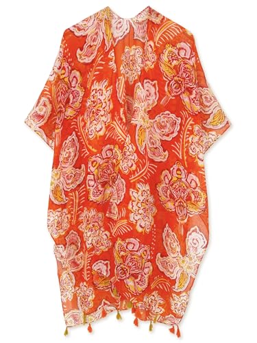 Image of Moss Rose Women Summer Bikini Kimono Bathing Suit Cover Ups for Swimwear