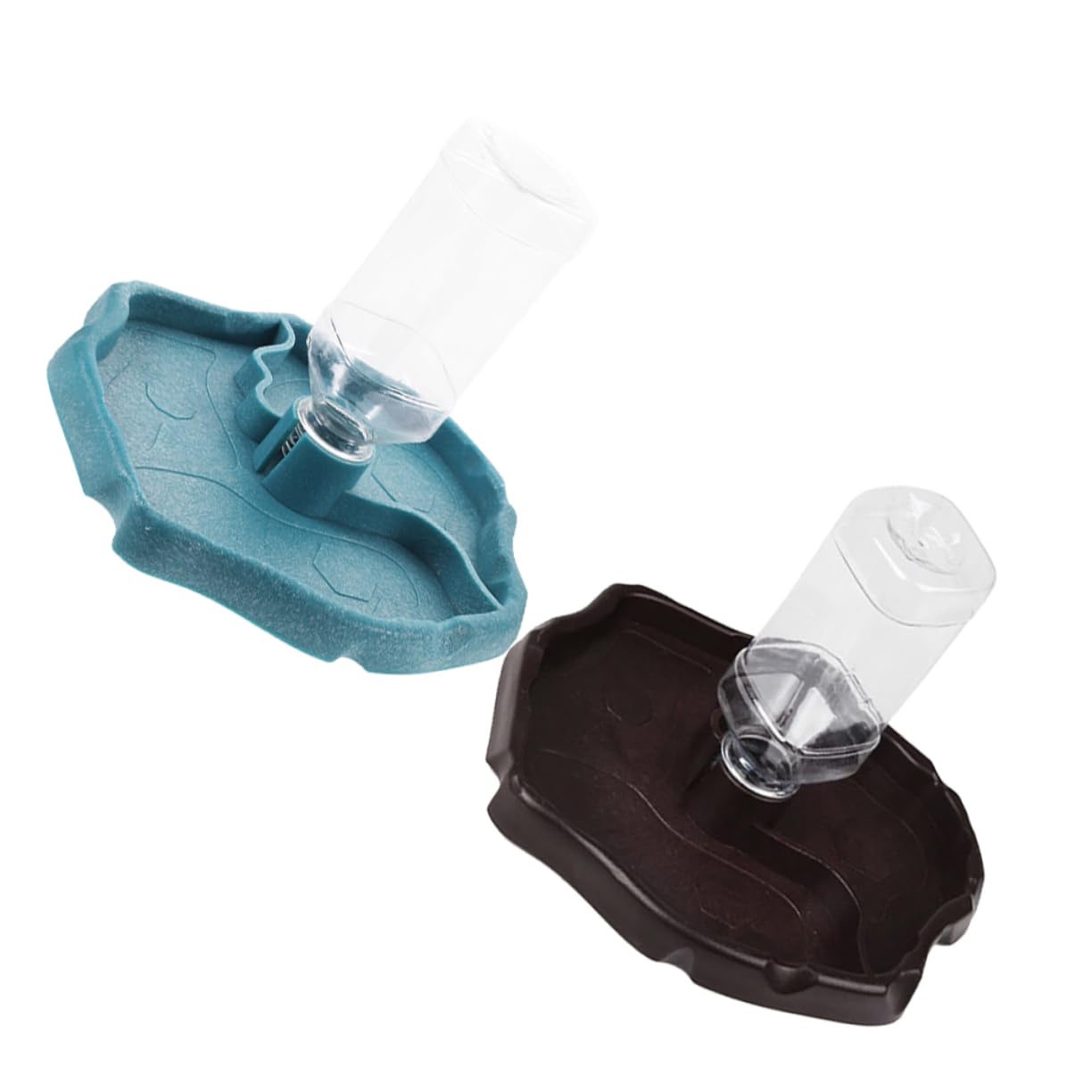 SUPVOX 2 Ciotola per Rettile Distributore per Tartarughe e Lucertole Vassoio Multifunzionale per Alimenti Design Versatile e Pratico per Terrari