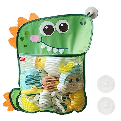 Almacenamiento de Juguete de Cuarto de Baño,Bolsa Organizadora Juguetes Baño, Red Almacenamiento para Bañera,Red de Almacenamiento Baño Bolsa para colgar Baño Juguetes,con 2 Ventosas Resistentes