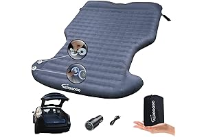 5.5" Tesla Model Y Air Mattress with Built-in Pump and Ergonomic Pillow