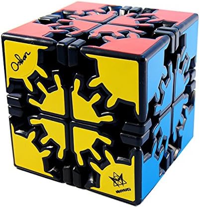 Mefferts David Gear Cube Black Puzzle Cube Twisty Toy Meffert NEW