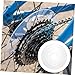 Happyyami 2pcs Flywheel Protector Cover for Mountain and Road Bikes Durable Anti-wear Easy Installation Transparent Design for Cassette Hub Protection