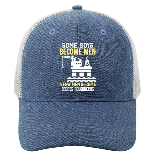 Some Boys Become Men A Few Men Become Badass-aoughnechs Trucker Hat Outdoor