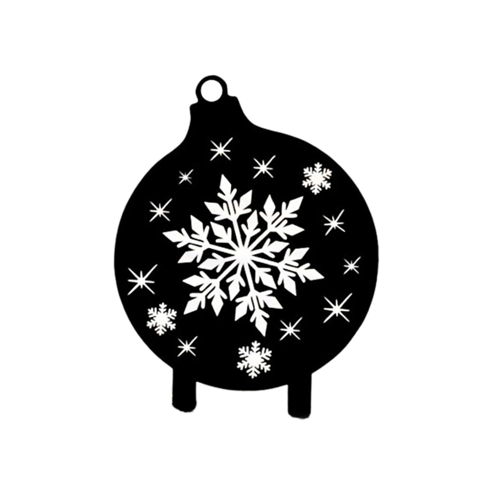 Enakshi® Christmas Yard Signs Decor Hollow Snowflake Stake for Home Walkway Landscape Style A|Home & Garden | Home D?©cor | Plaques & Signs-image-2