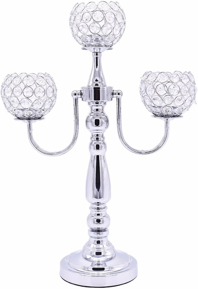 Romantic Wedding Decorations Candelabra Candle Stick Crystal Candle Holders Hotel Parties Candle Lantern
