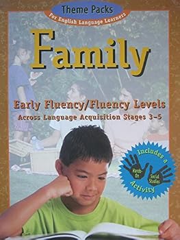 Paperback Family Early Fluency/Fluency Levels Across Language Acquisition Stages 3-5 Theme Packs Book