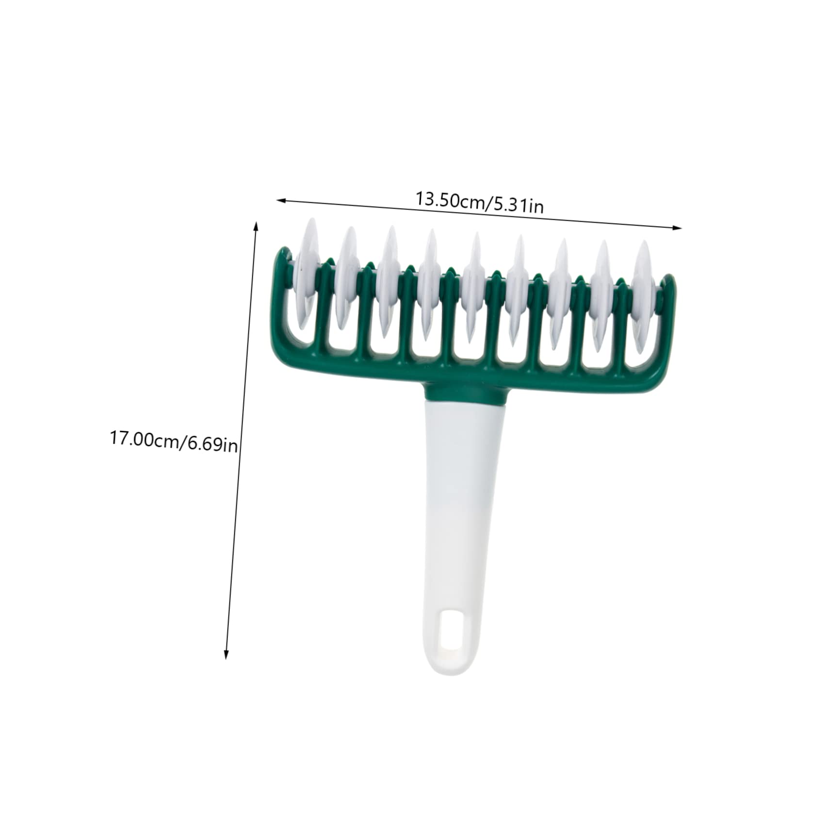 SOLUSTRE Multi Function Pizza Crust Roller Cutter Noodle Lattice Maker Tool for Kitchen Easy to Rolling Pin for Homemade Pasta and Pastries