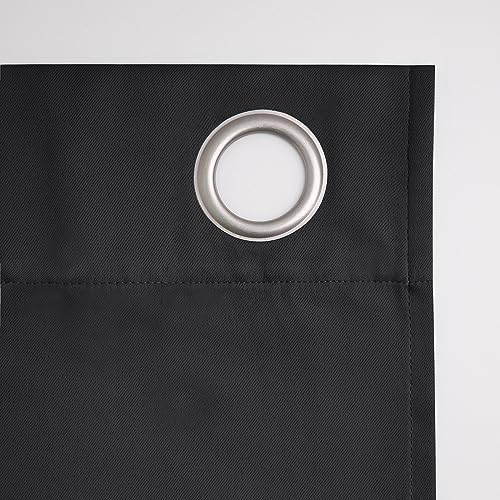 Sun Zero 62732 Nordic 2-Pack Theater Grade Noise Reducing Extreme 100% Blackout Grommet Curtain Panel Pair thumb #5