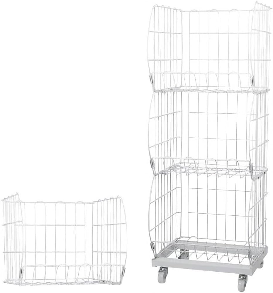 Amazon.co.jp: 店舗用 什器 ワイヤーバスケット ワゴン ラック 4段 Amazon.co.jp: 店舗用 什器 ワイヤーバスケット ワゴン ラック 4段