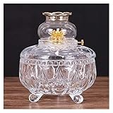 Vaste application : la lampe à huile vintage crée une atmosphère romantique, utile pour les dîners aux chandelles, le salon, la cuisine, la ferme, la villa, la cheminée, le couloir, le sanctuaire, le temple, l'église, la prière, la décoration de table et ainsi de suite