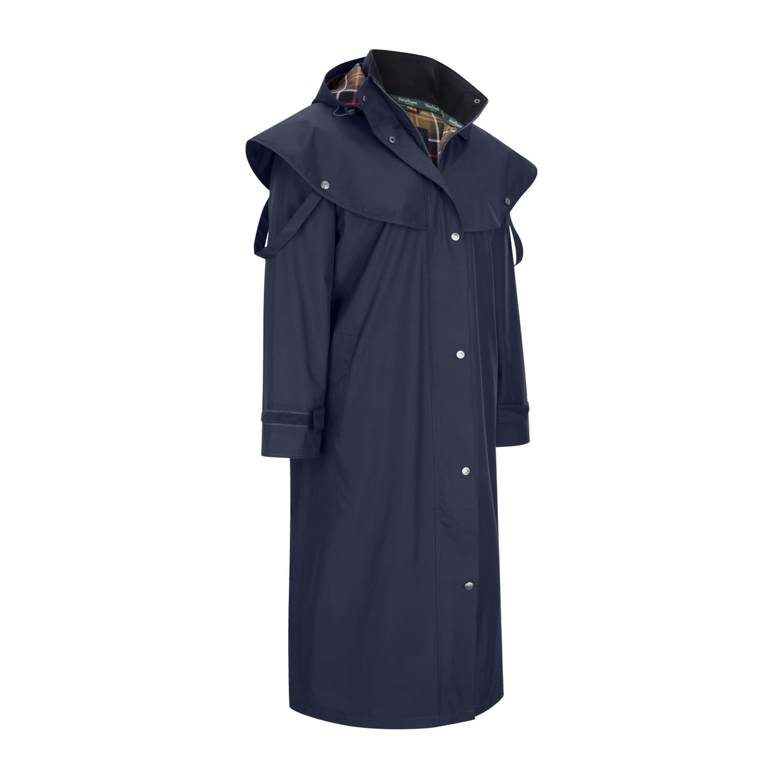 New Forest Ranger Mens Full Length Waterproof Coat (UK, Alpha, XXL, Regular, Regular, Navy)