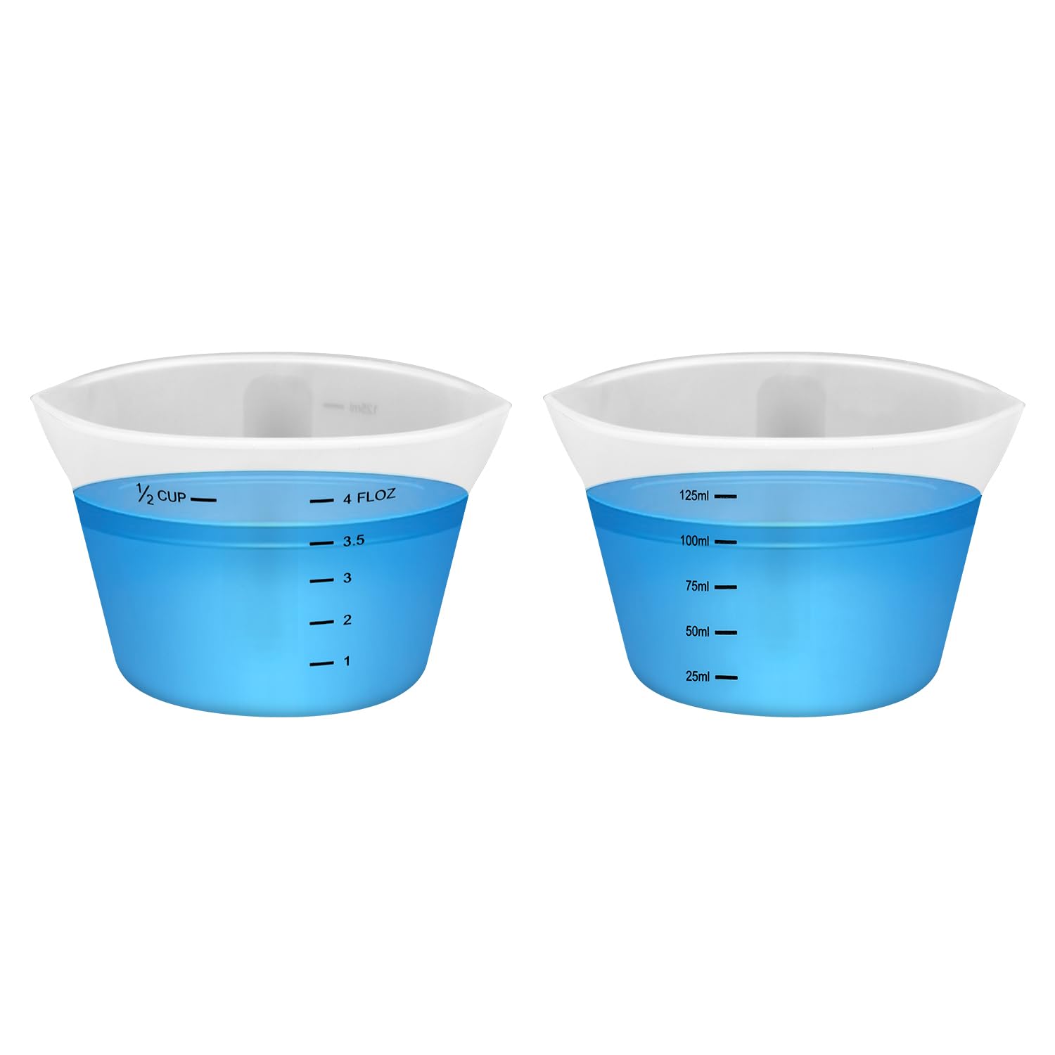 Amazon.com: 2pcs Laundry Measuring Cup, 125ml Silicone Laundry Detergent  Measuring Cup Reusable Liquid Measuring Cups, No More Mess or Leaks for  Home Dormitory: Home & Kitchen