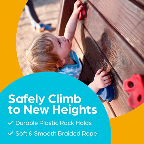 image for Jungle Gym Kingdom Rock Climbing Holds for Kids - Indoor & Outdoor Roc