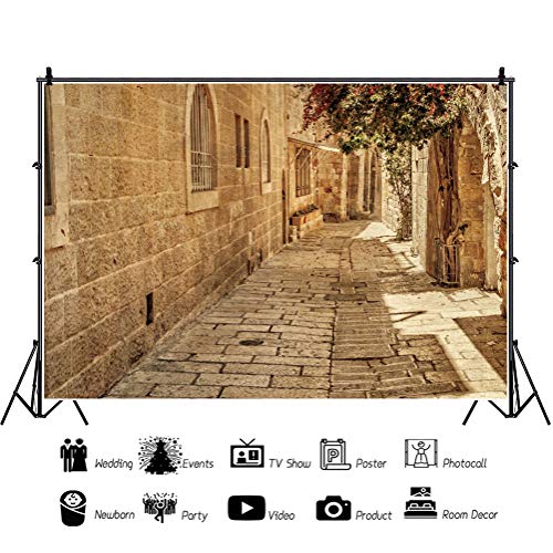 Fondo fotográfico telón 10x8ft ZJRBJB vinilo blanco miniatura 3
