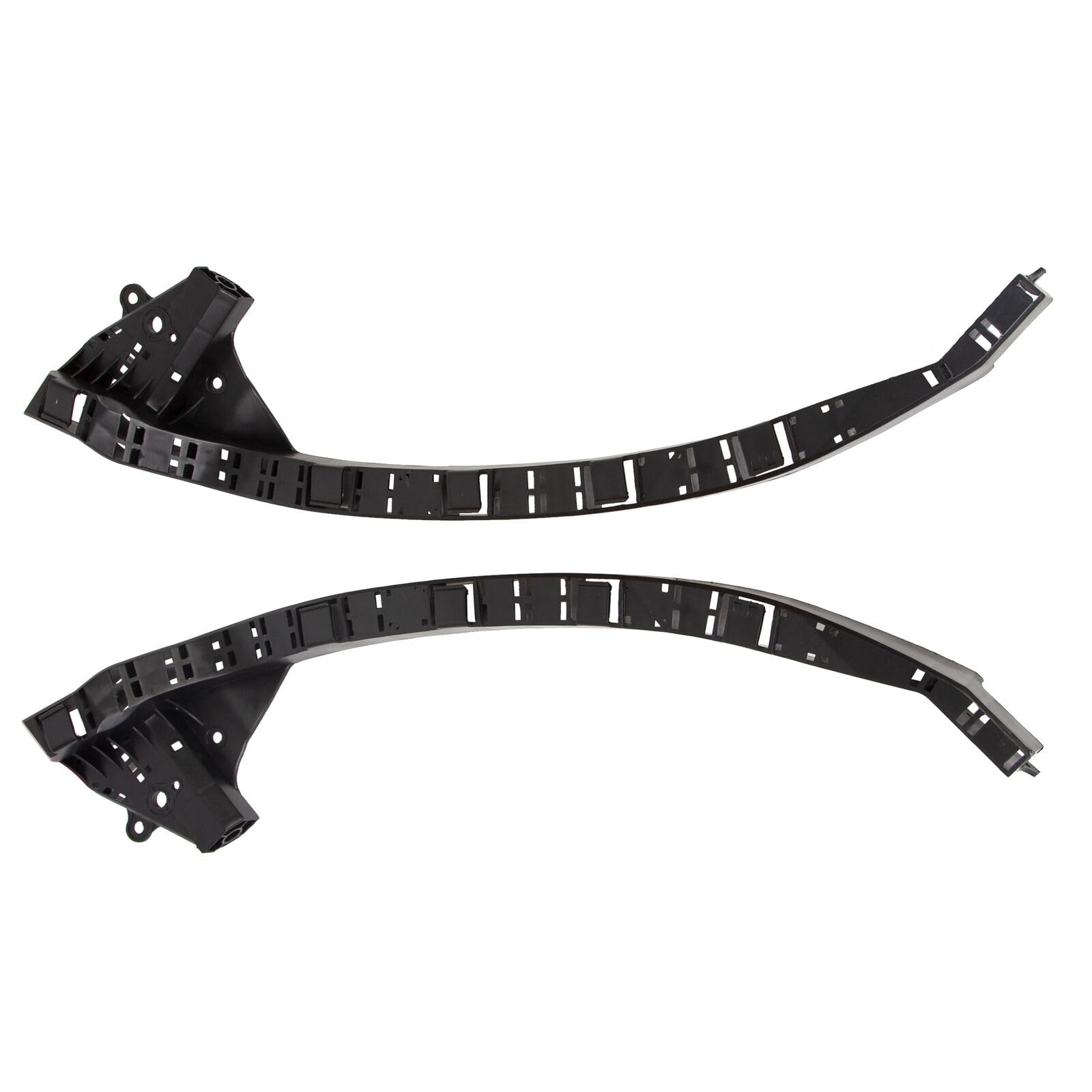 GREENLIGHTFOREST 2pcs Headlamp Headlight Bracket Mount Set Front Side Plastic Black HLQ-KX-019 71190--G01 71140--G01