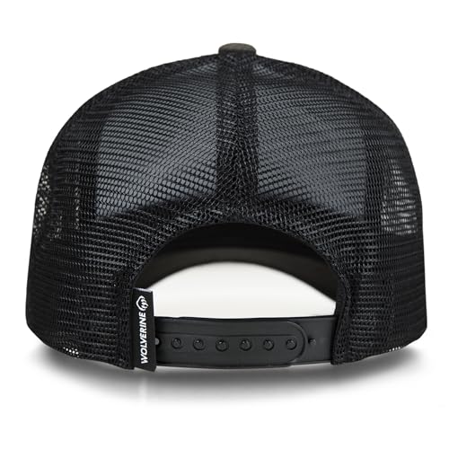 Image of Wolverine Trucker Hat | Mesh Back | Snapback | Adjustable | Rugged | Durable | Workwear