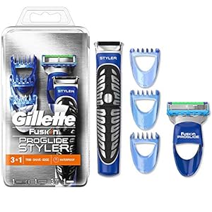 Gillette Styler Rasierer Herren mit Trimmerklinge für Präzision und Gleitbeschichtung