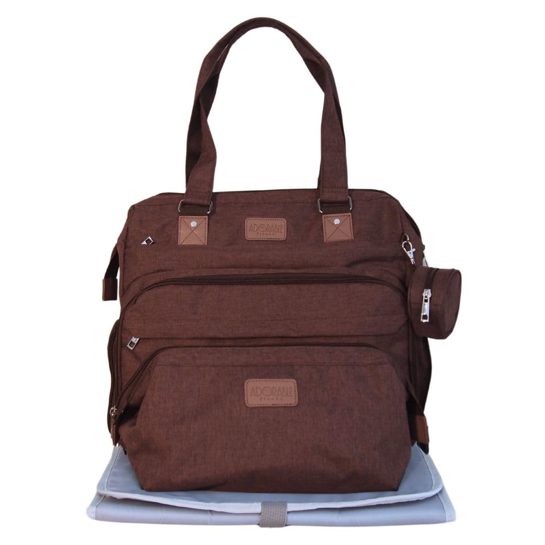Sac à Langer Loulou XL, 3 Modes de Portage (Dos, Épaule, Poussette), Bretelles Réversibles | Grande capacité 40L