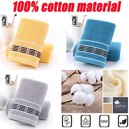 Hand Towels For Bathroom, Hand Towels Set Of 3 Pack, (14 X 29 Inches) 100% Ring Spun Cotton Bathroom Hand Towels, Ultra Soft And Highly Absorbent Hand Towels For Bathroom, Gym, Shower, Hotel, And Spa #TOP5
