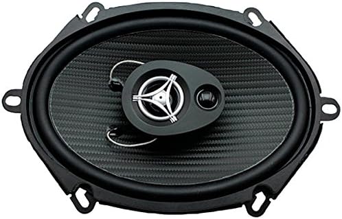 Max 500 watt Edge Series Coaxial 3-Way Speakers, Black - 5 in. x 7 in.