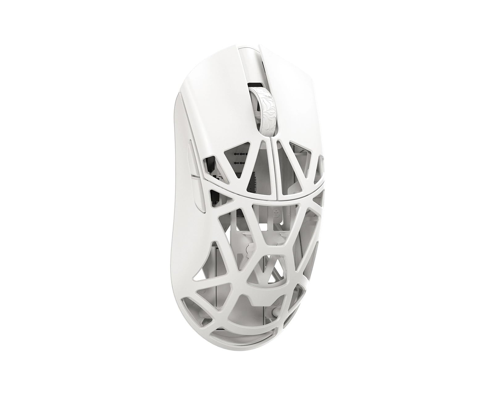 Wlmouse Beast X Mini Pro - Ratón de magnesio para juegos ultraligero 36 g, sólido sides, 125-8000Hz, conmutadores ópticos Omron, Dongle 8 K incluido (blanco)