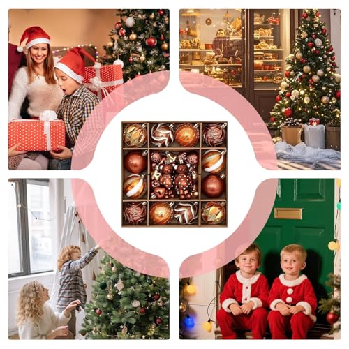 Boules de Noël incassables pour sublimer le jardin la cour et le salon familial