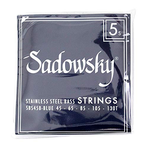 SADOWSKY SBS45B Blue Label Stainless Steel 5 String Base String