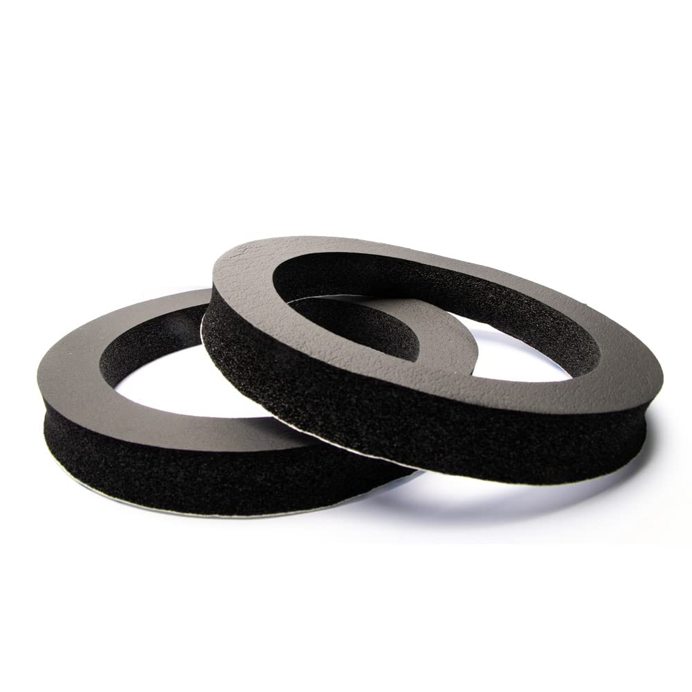 RTA Schaumstoffringe 16,5cm für Lautsprecher, Selbstklebende Flexible Ringe für den Lautsprechereinbau, 800.02.301