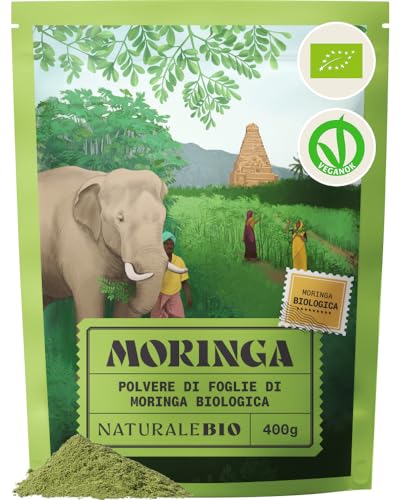 NaturaleBio Moringa Oleifera Bio in Polvere - Qualità Premium