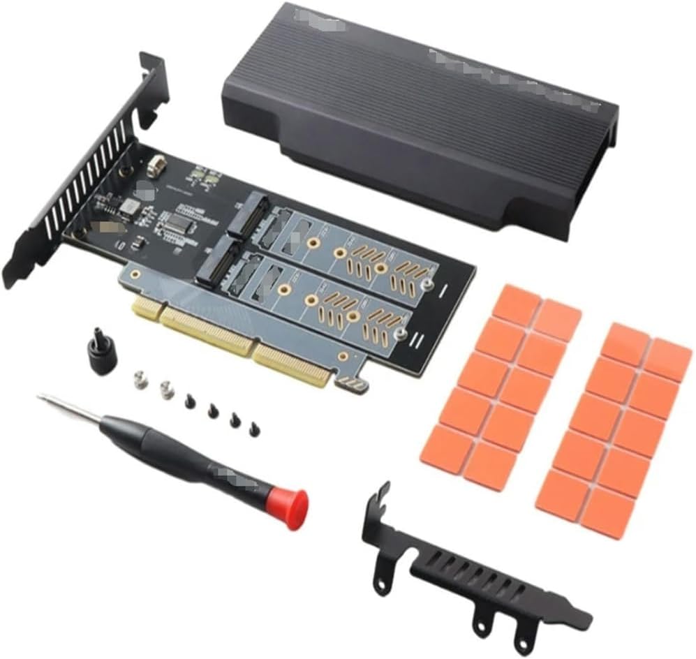 for M.2 NVME to PCIe SSD Adapter PCIe X16 Expansion Card for Desktop PC Full Speed Adapter Card