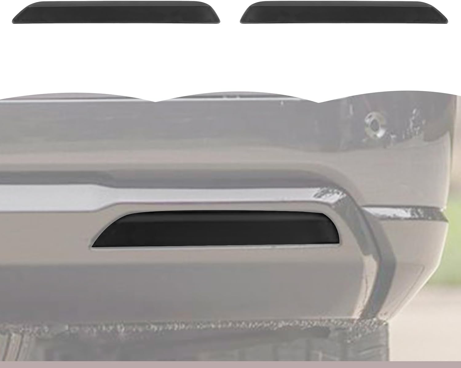 RT-TCZ Smoked Black Rear Fog Light Lamp Trim Cover Decoration Exterior Accessories for Ford Expedition 2022 2023 2024