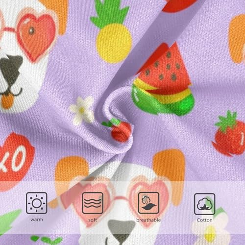 Personalized Toddler Underwear Floral 2t Cotton Panties Little Girl Cute Dog Faces Fruit Kids Briefs Undies3