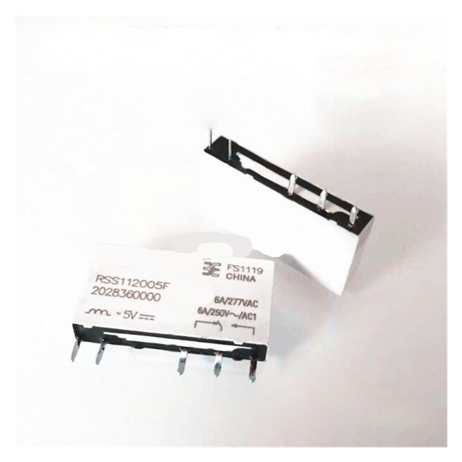 OSHZIKJII 5V relay RSS112005F 5V RSS112005F-5V 5VDC DC5V 5V 6A 250V 5PIN(5PCS)