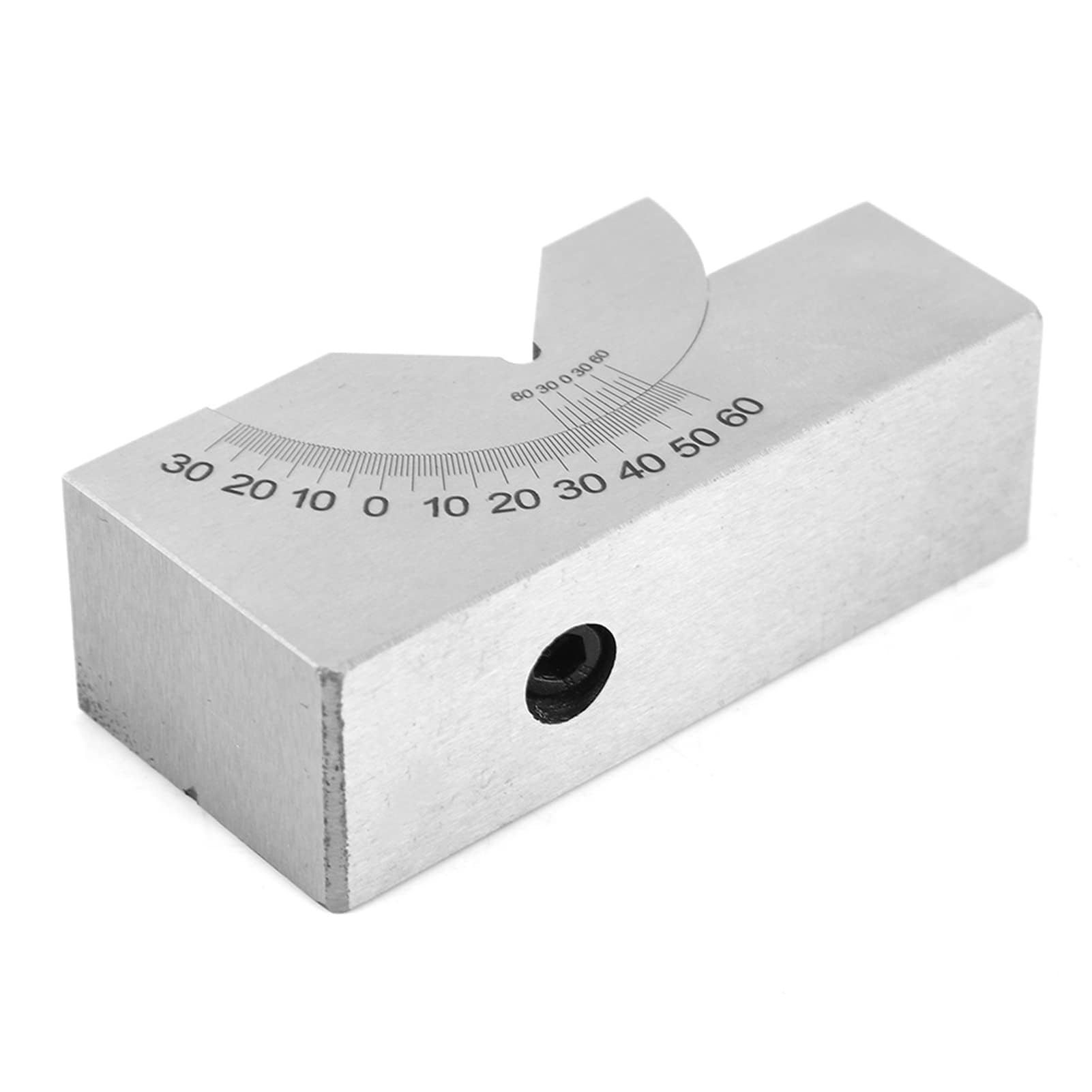Fresatura a Blocco Ad Angolo V, 75 X 25 X 36 AP30 Blocco a V con Angolo Regolabile Misurazione di Precisione Micro Fresatura Regolazione Blocchi Angolari Pialla per Fresatrice