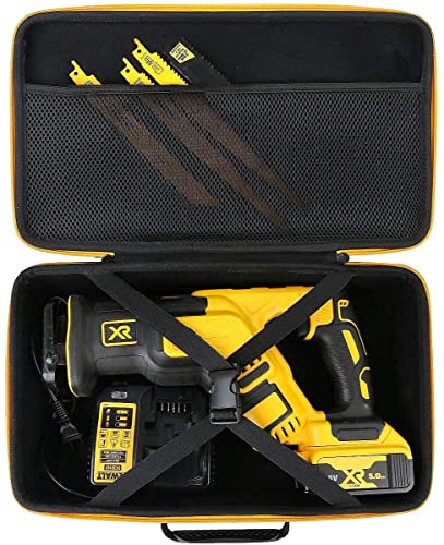 Khanka Hard Storage Case Replacement For Dewalt 12V/20V/60V Max Xr Battery And Charger/Dewalt 20V Max Xr Reciprocating Saw (Dcs367B / Dcs387B) / D-Handle Rotary Hammer Drill (Dch133B / Dch263B) #TOP4