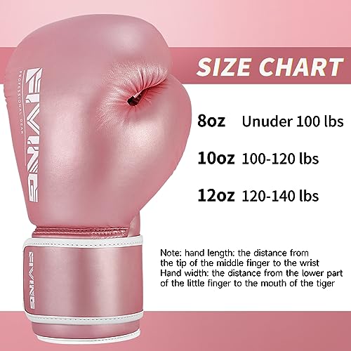 Kuang Quan Fiving Women'S Pro Style Boxing Gloves For Training Muay Thai Ladies For Sparring,Fighting Kickboxing Good For Punch Bag,Focus Pads And Double End Ball Punching 12Oz thumb #5