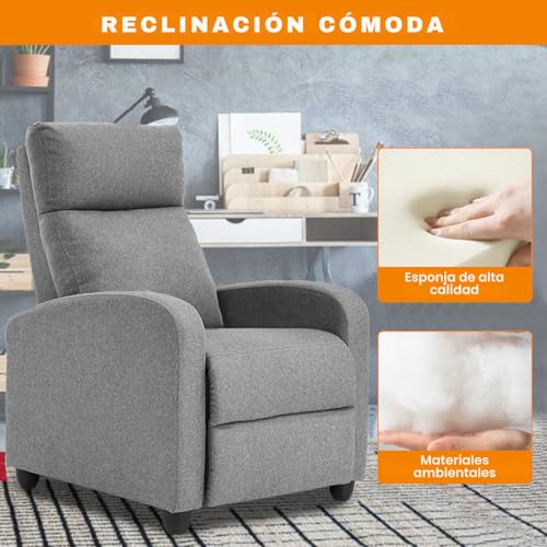 Listado de Sillon Reclinable Coppel que puedes comprar esta semana. 6 Sillon Reclinable Coppel marca HOMELYA (3)