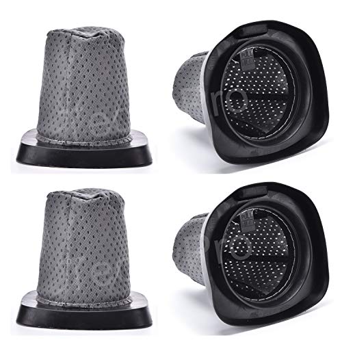 Techypro F-25 F25 Dust Cup Filter for Royal Dirt Devil Vacuums, 4 Pack Replacement Parts for 083405 083450 SD20000 Series, Replace Part # 2SV1102000