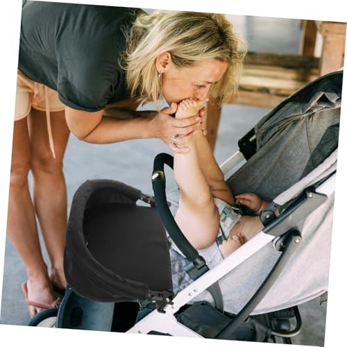 Extension de poussette avec repose-pieds allongé et accoudoir de sécurité