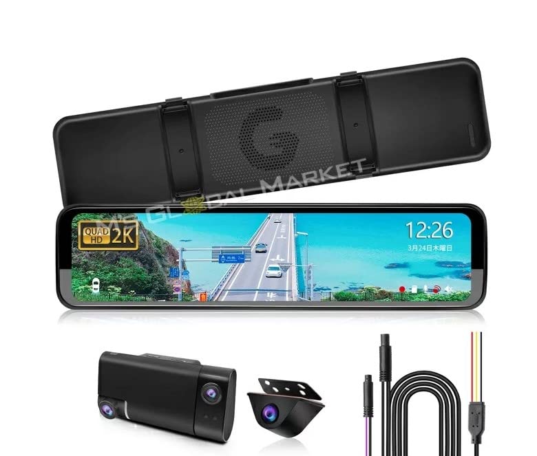 Amazon.co.jp: ズーム3カメラ ドライブレコーダー 12インチ デジタル 