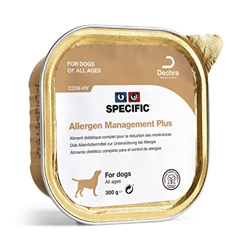 SPECIFIC® Allergen Management Plus (CΩW-HY) 6x300g - Hypoallergenes Hundefutter mit hydrolisiertem Lachs - Nassfutter für Hunde - Omega-3 -Glutenfrei - Alle Altersklassen - DECHRA Veterinary Products