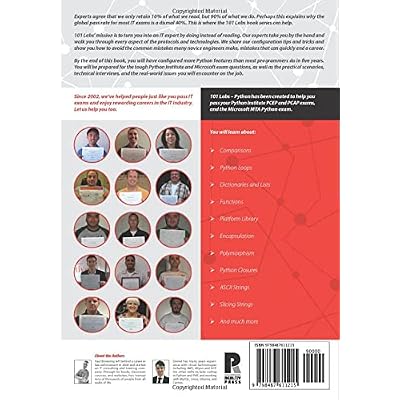 101 Labs - Python: Hands-on Python Certification Training Labs