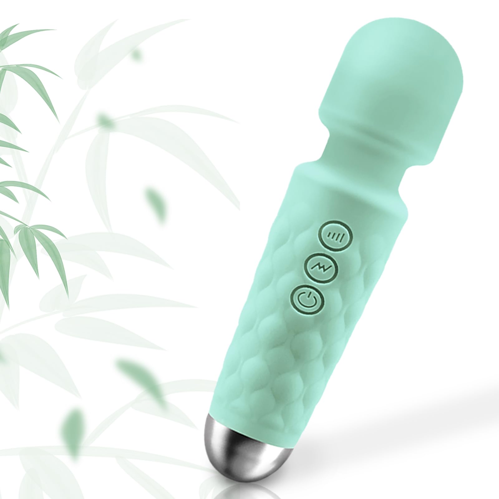 Handheld Electric Back Massager Muscle Relaxation - Relaxes Muscles - Relieves Fatigue - for Body, feet and arms - Multiple Frequencies and Modes (Greener)