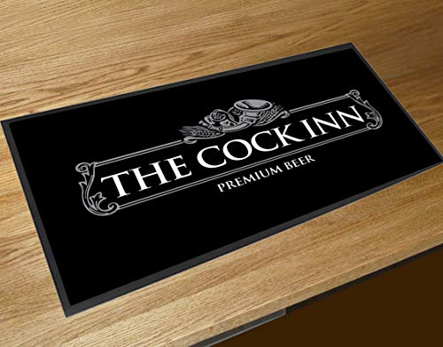 Artylicious The Cock I Fuy Bar Pub Mat Ruer Counter Mat