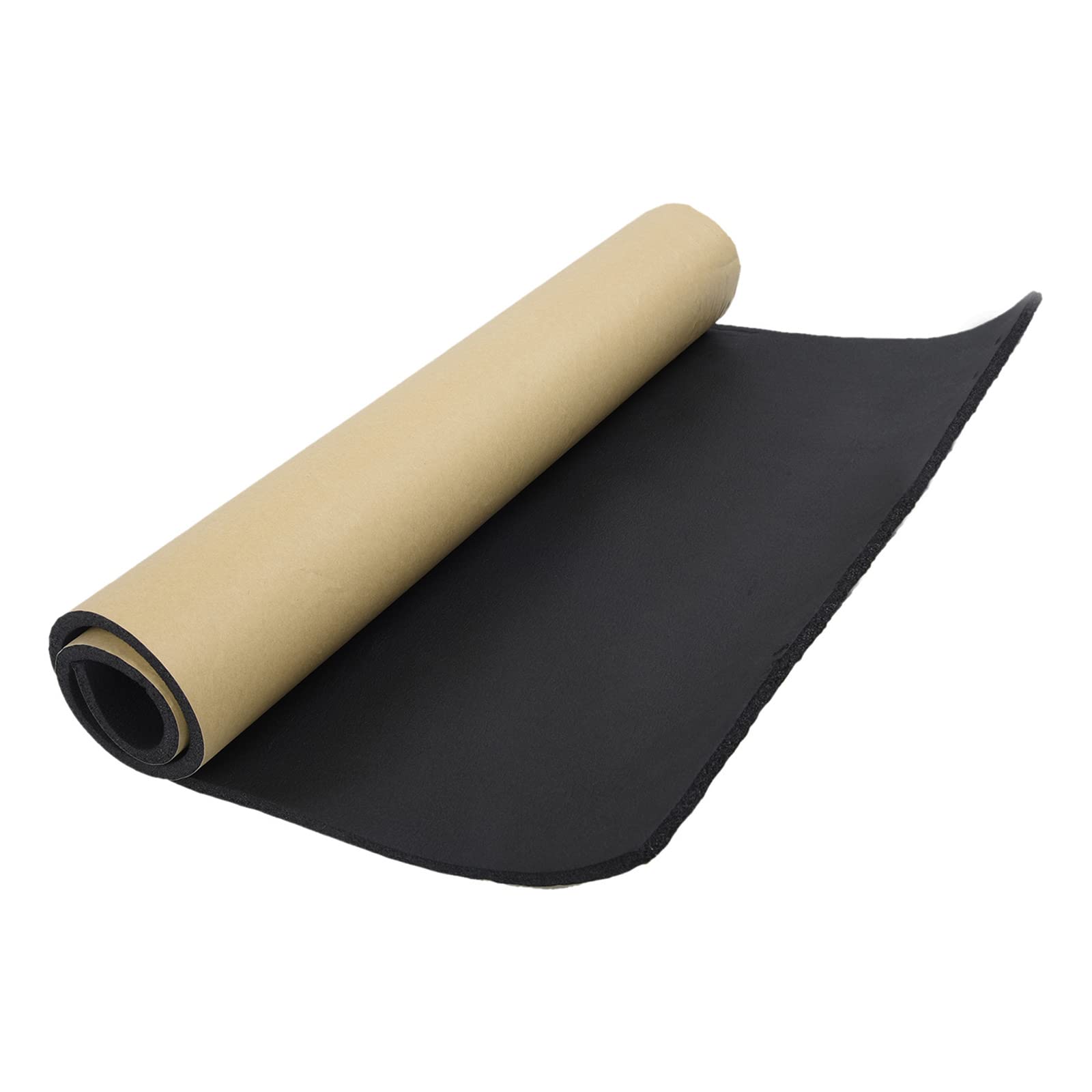 Alfombrilla de sonido para coche, 200 x 50 cm, 10/20 mm, aislamiento térmico y ruido, espuma de celda cerrada